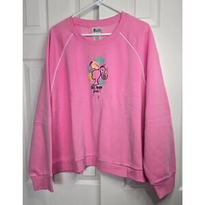 Barbie Lemons Pink Graphic Sweatshirt- Women's Size 2X